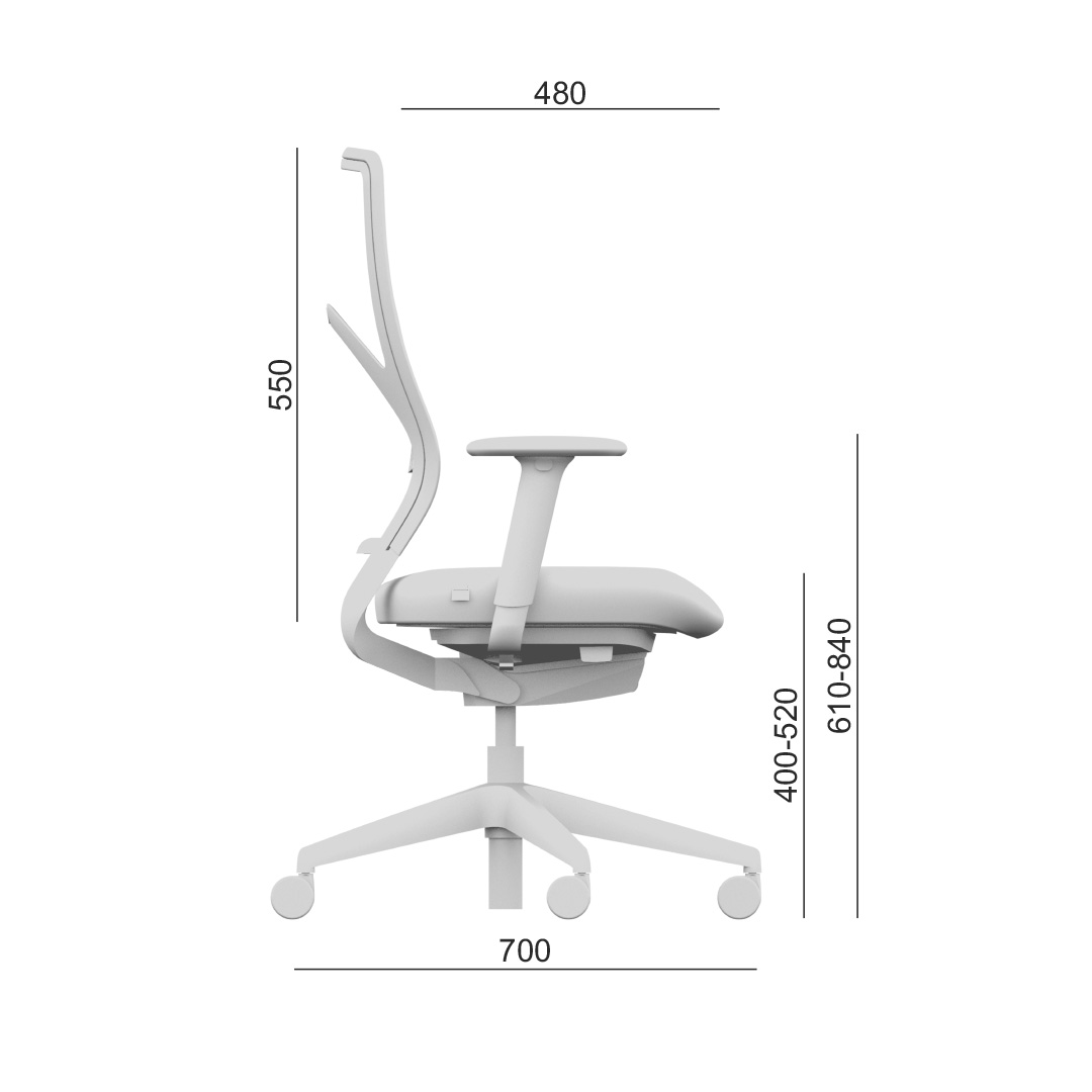 Chair(白ペイント） XC-90004 Children's Chair | Xinchi